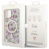 Guess GUHMP14MHCFWST iPhone 14 Plus/ 15 Plus 6.7 transparent hardcase Flower MagSafe